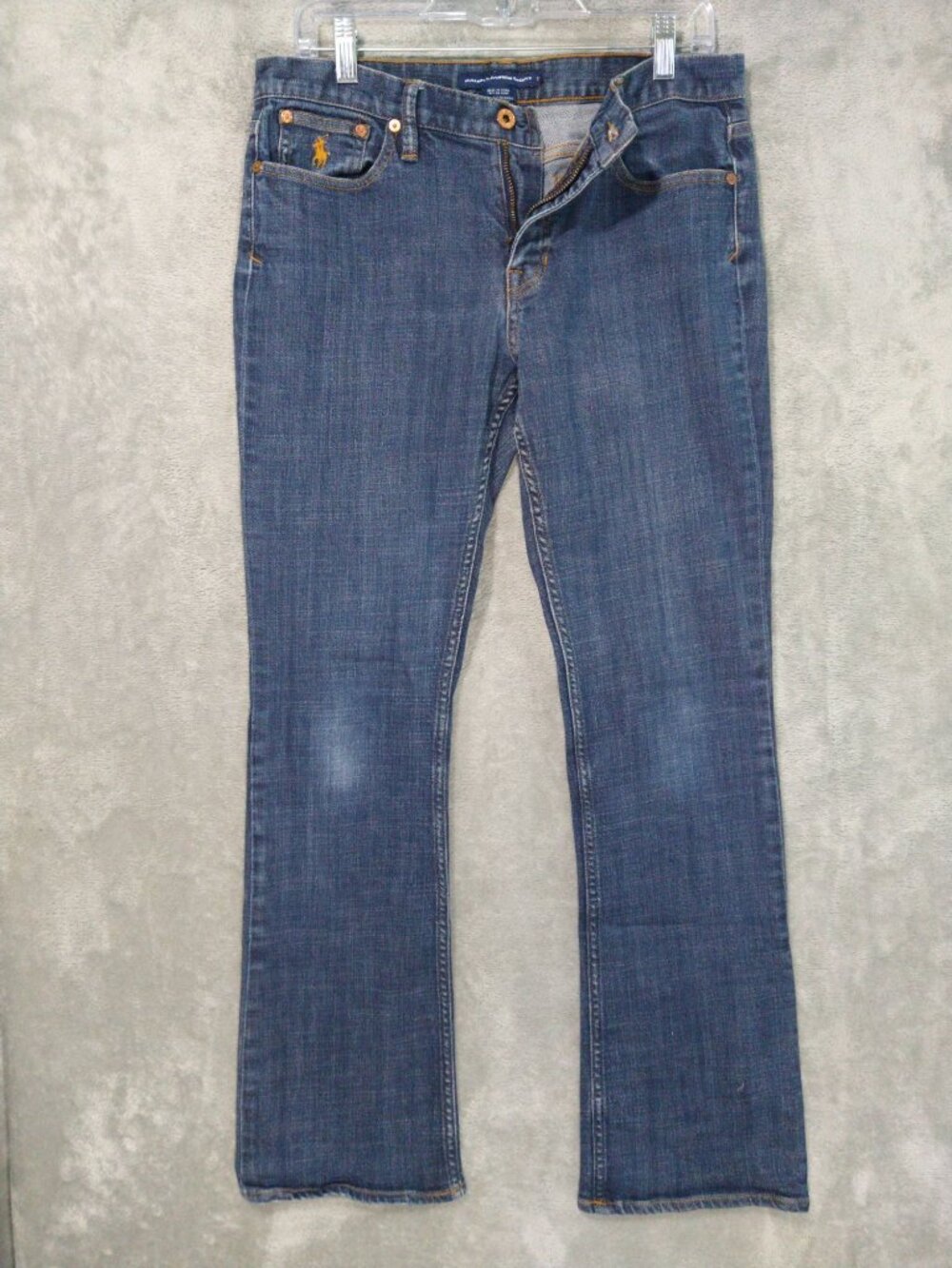 Ralph Lauren Sport Jeans Womens 29 Blue Denim Boot Cut Dark Wash Mid Rise